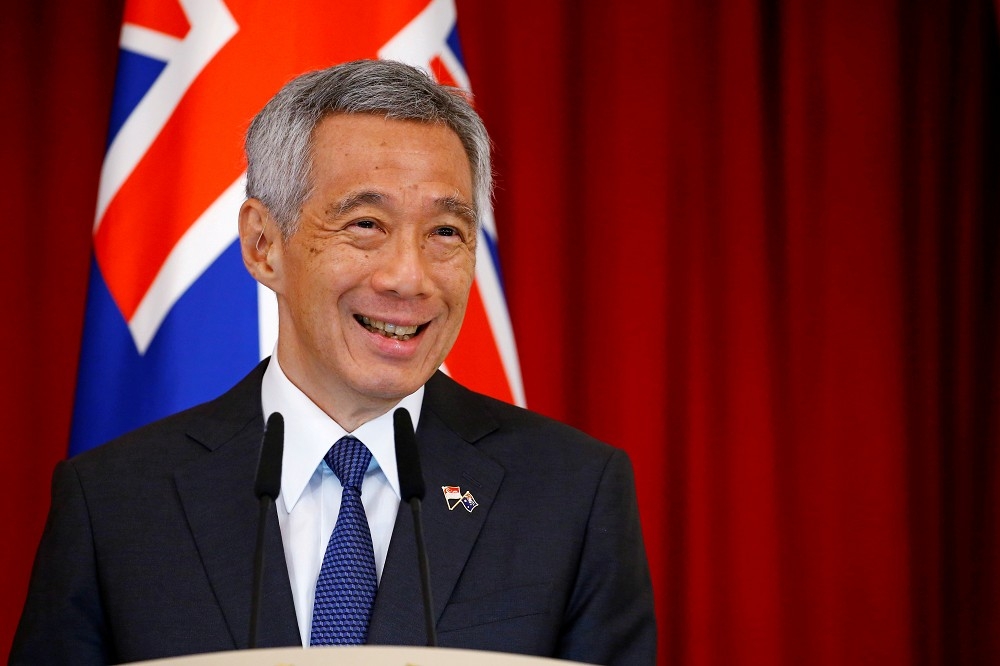 新加坡總理提到，美國必須接受中國崛起，中國必須為其他國家設想。（湯森路透）