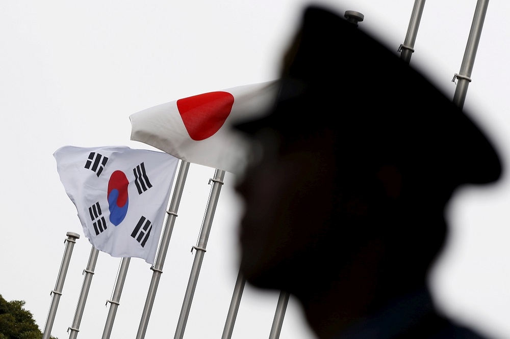 南韓決定不續簽與日本的軍事情報保護協定。（湯森路透）