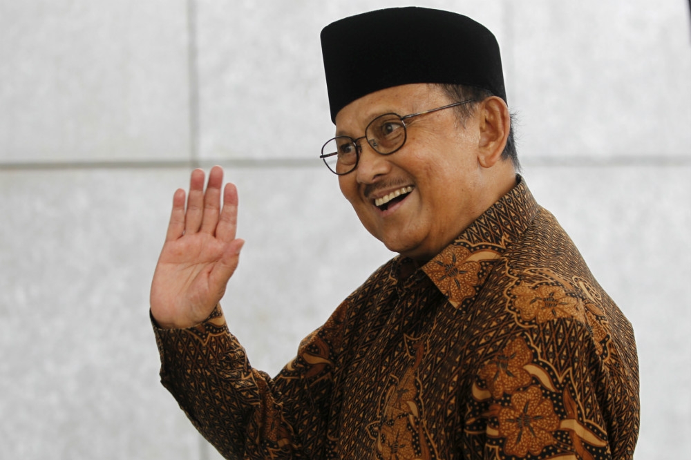 印尼前總統哈比比83歲病逝。（湯森路透）