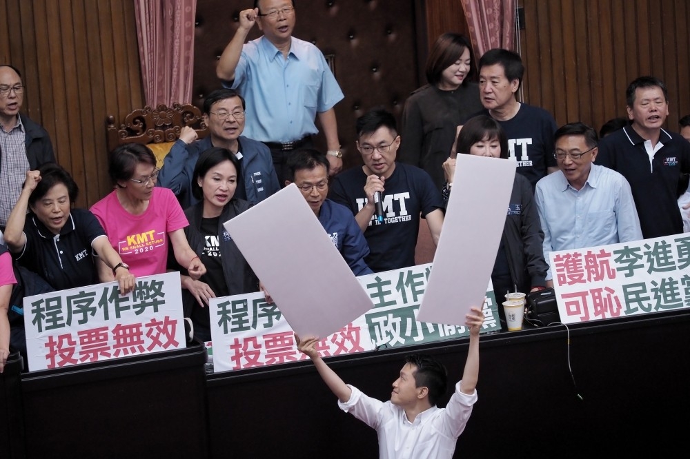 沒有總統否決權的台灣，立法院的選舉，面臨的，還是一樣的「親中」與「抗中」的議題。（攝影：張家銘）