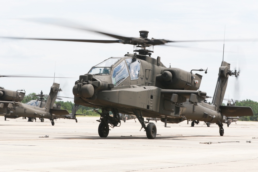 美軍現役的AH-64E「阿帕契」戰鬥直升機。（圖片取自美軍DVIDS系統）