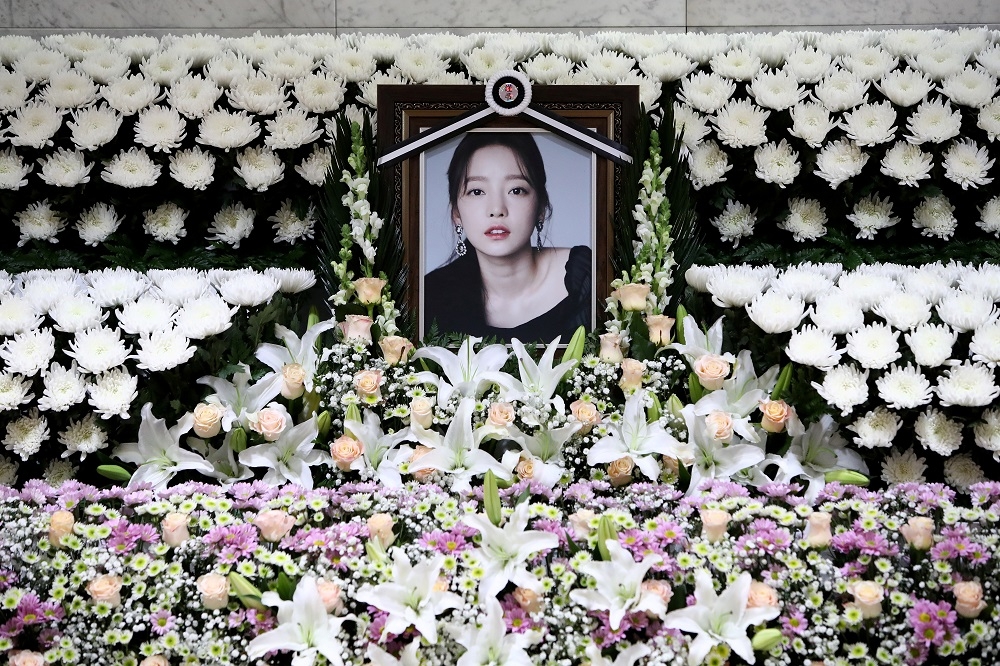韓國28歲演員、女團KARA前成員具荷拉（Goo Hara）24日被發現在家中輕生離世。（湯森路透）