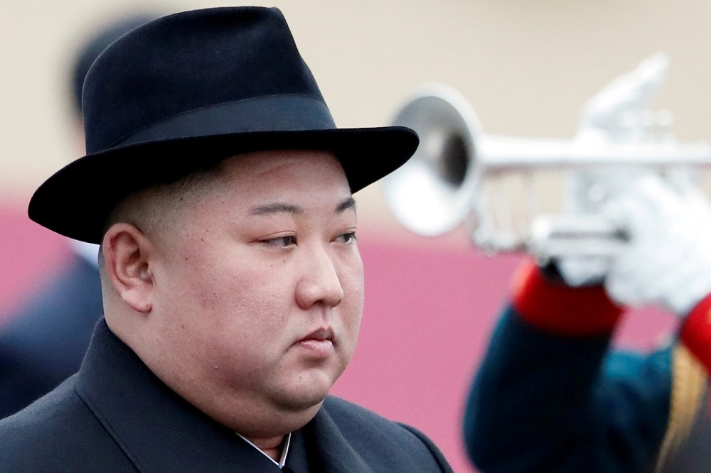 北韓領導人金正恩近期頻頻進行飛彈試射。（湯森路透）