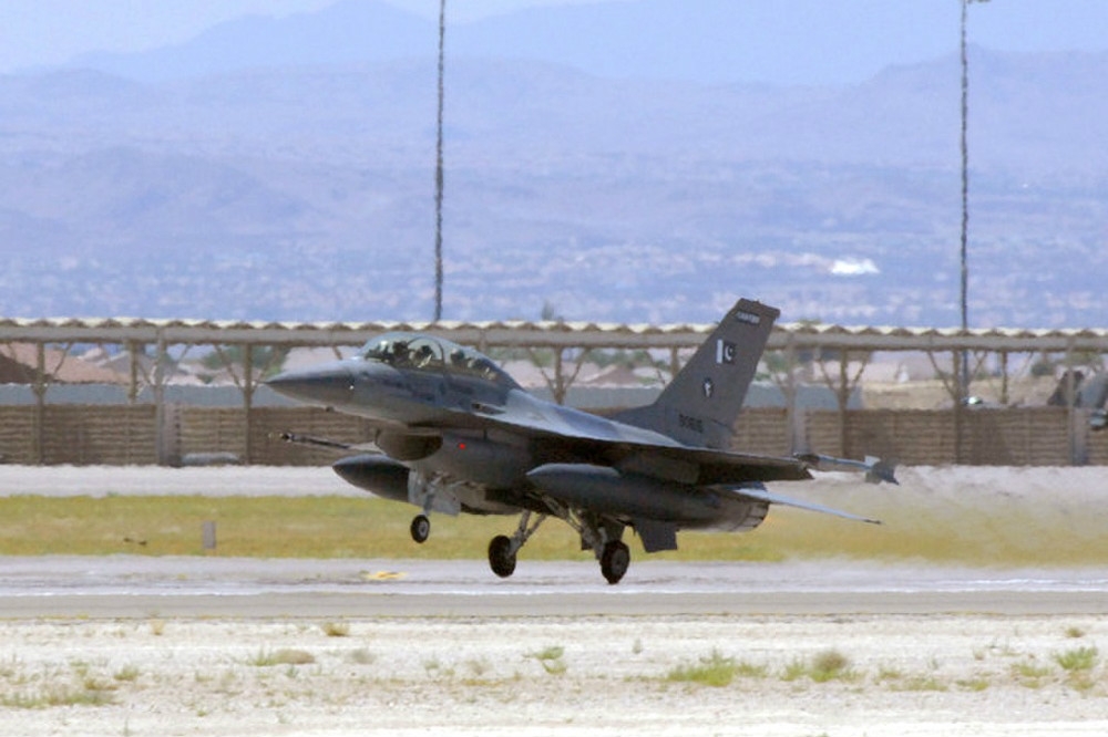 赴美接受飛行訓練的巴基斯坦F-16戰機。（圖片取自美軍DVIDS系統）