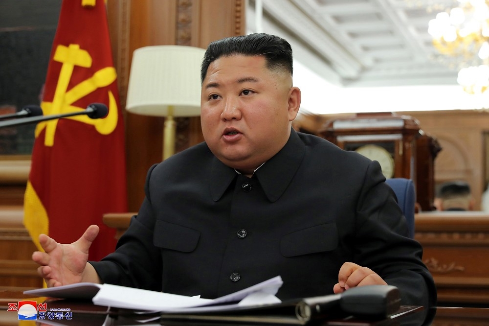 北韓領導人金正恩22日召開勞動黨軍委會議。（湯森路透）