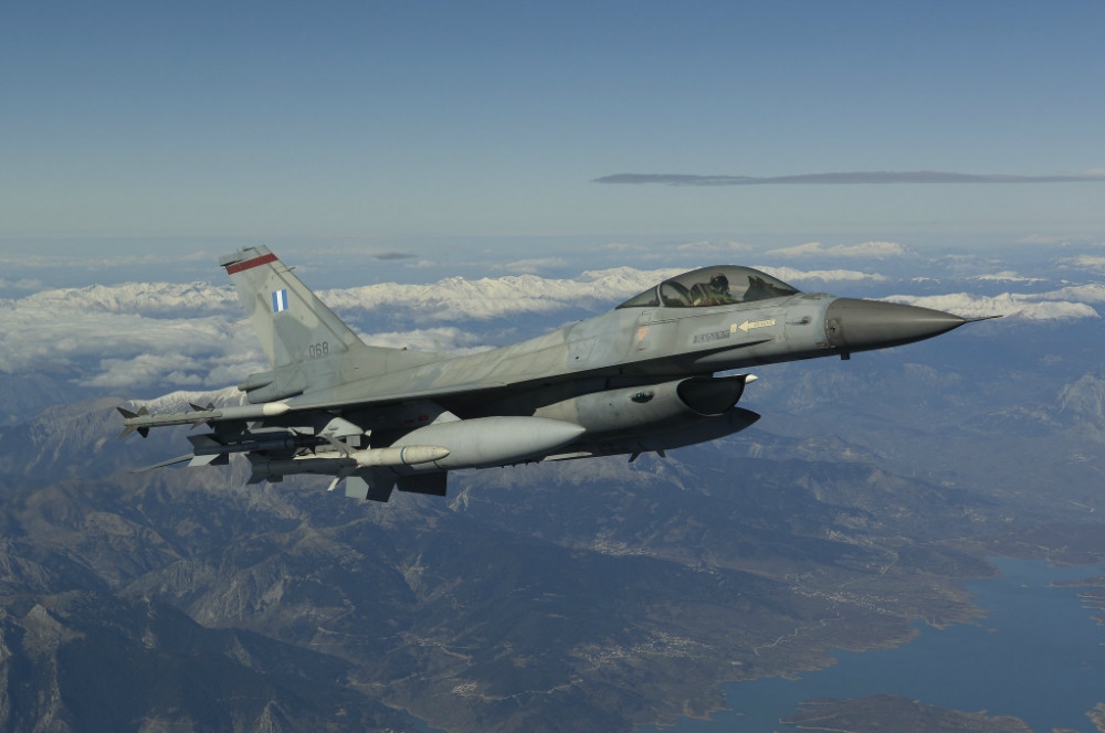 希臘國會批准升級預算案，確認讓F-16戰機升級為最新V型版本。（圖片取自希臘空軍）