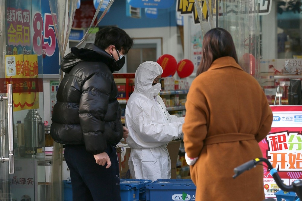 中國武漢肺炎疫情擴散嚴重，湖北省黃岡市確診病例已破千。（湯森路透）