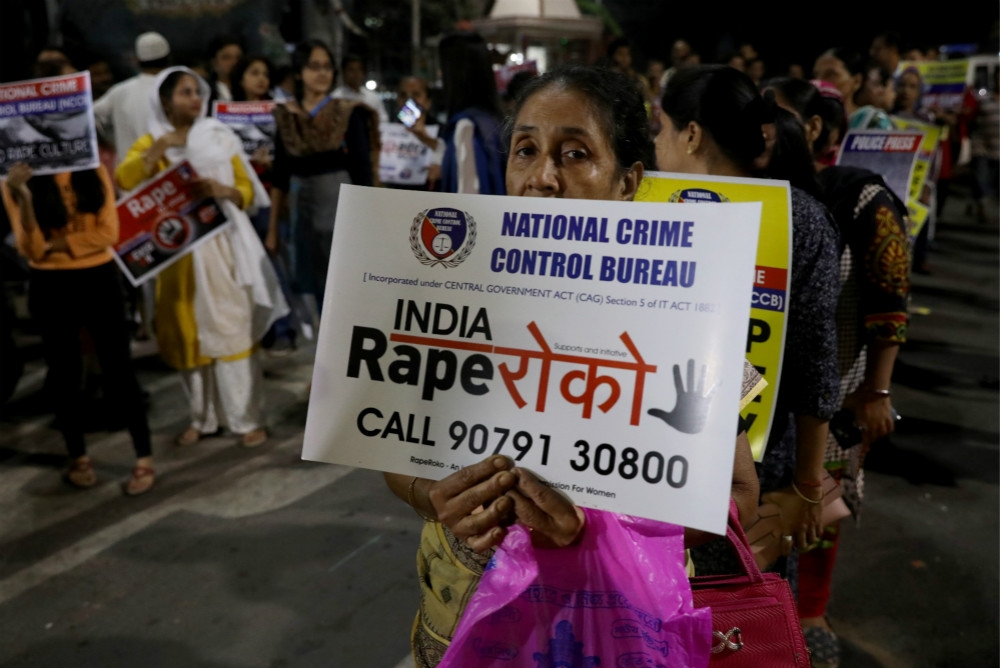 層出不窮的性侵案，讓印度的國際聲望不斷遭到質疑。（湯森路透）