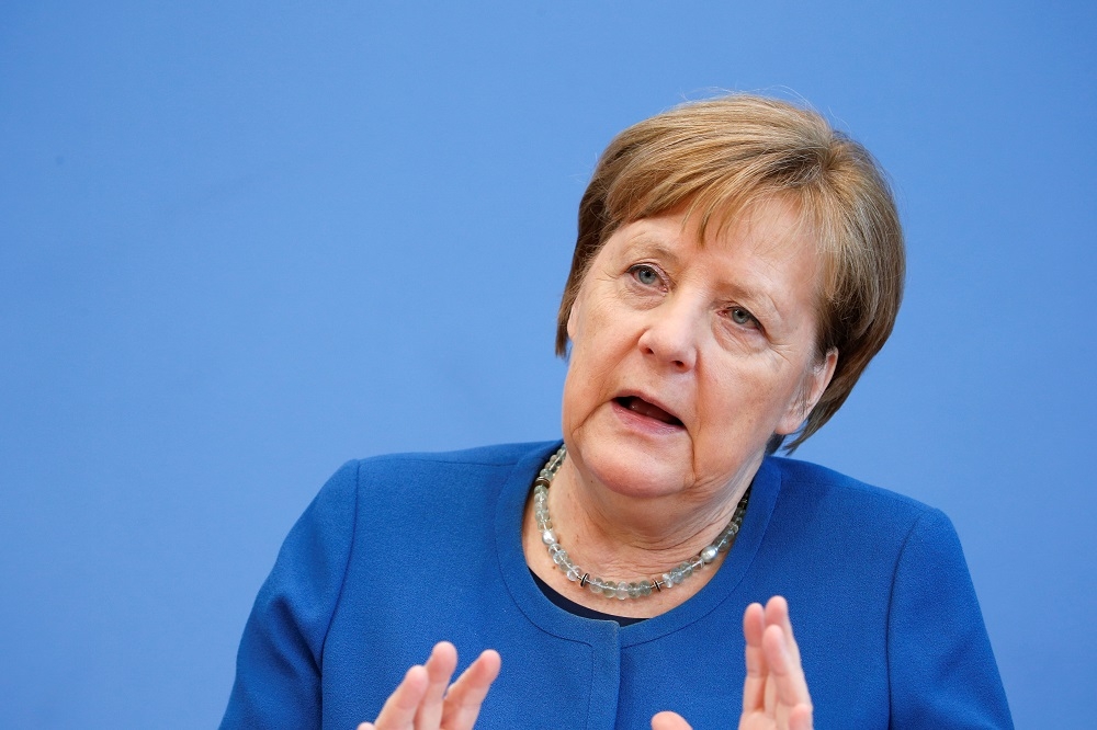 德國總理梅克爾（Angela Merkel）。（湯森路透）