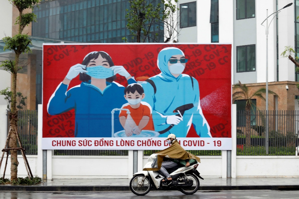 至今仍無死亡病例出現，越南積極的防疫政策獲得WHO讚賞。（湯森路透）