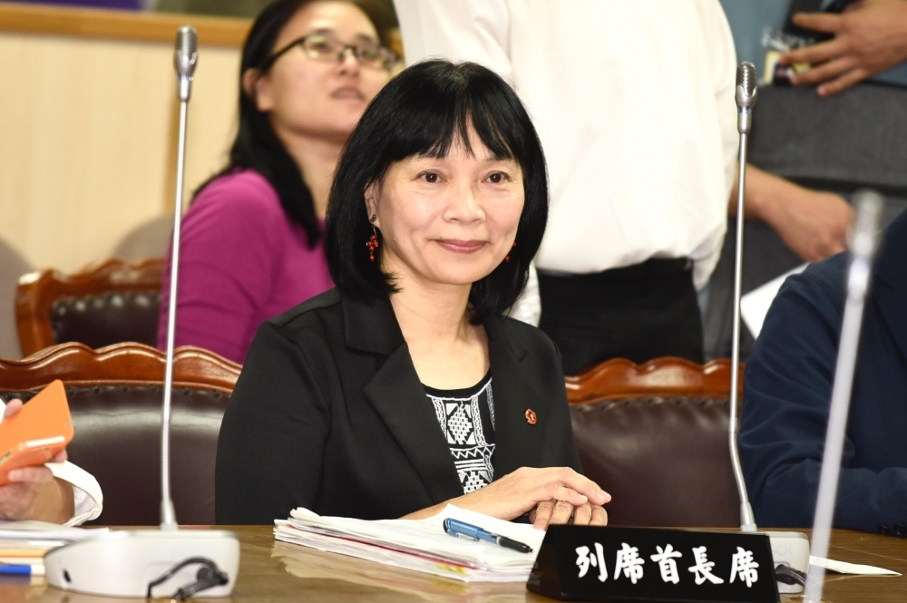 政院提名楊翠出任促進轉型正義委員會主委，藍委林為洲投反對票。（資料照片／張哲偉攝）