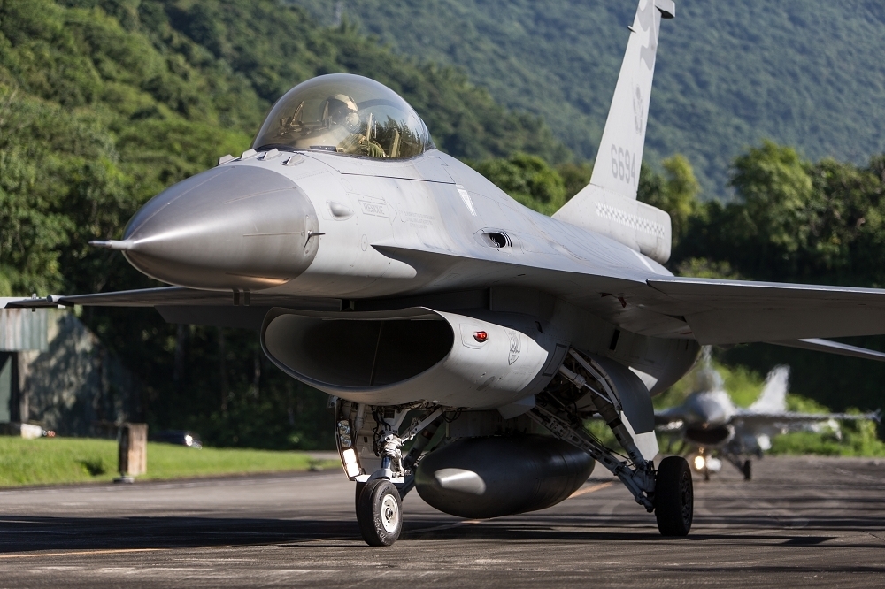 傳聞空軍澎湖馬公基地將進駐F-16戰機。（軍聞社提供）