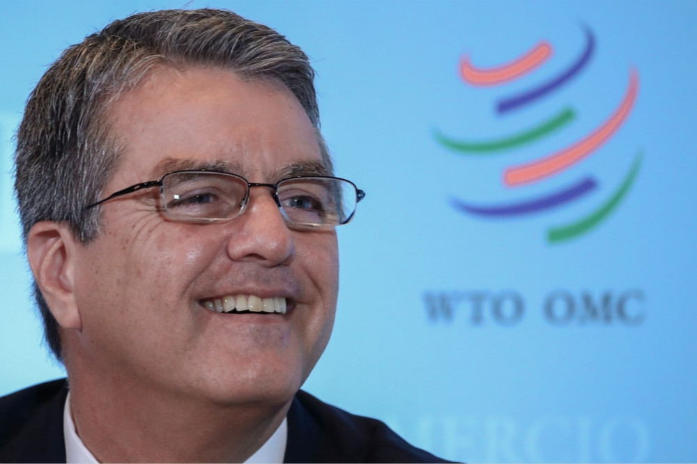 世貿組織現任秘書長阿澤維多31日正式請辭。（湯森路透）