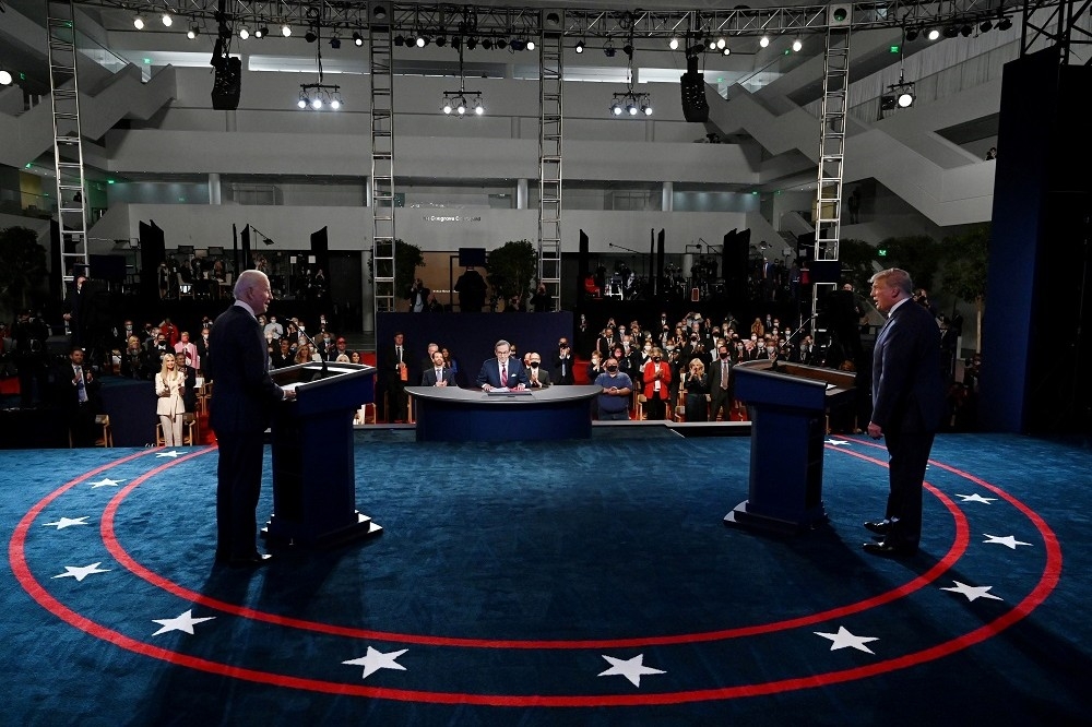 美國總統選舉第二場辯論會取消。（湯森路透）