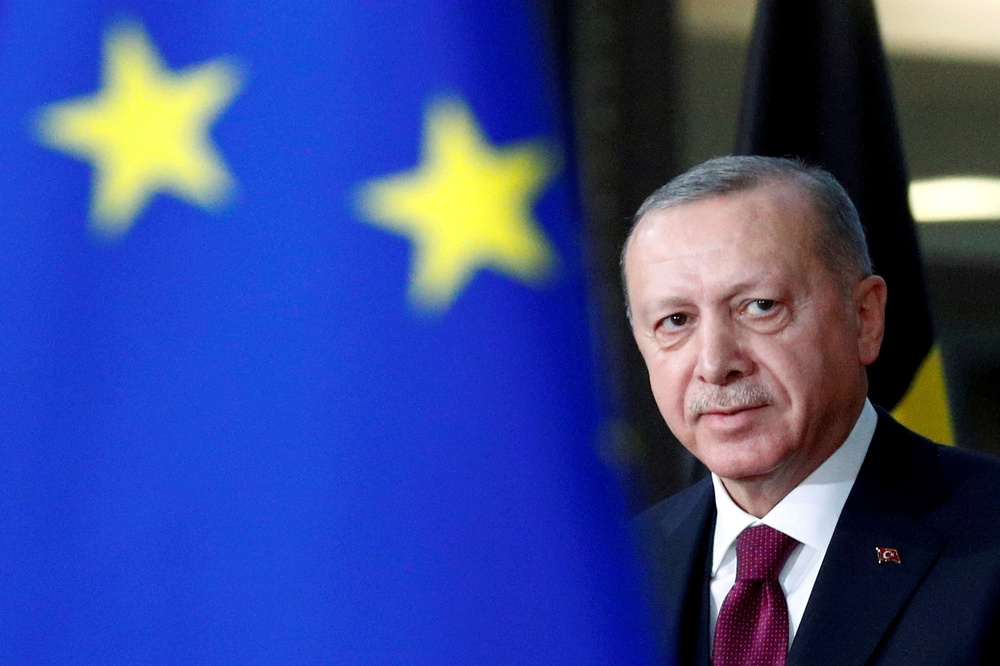 土耳其強人總統埃爾多安（Recep Tayyip Erdogan）。（湯森路透）