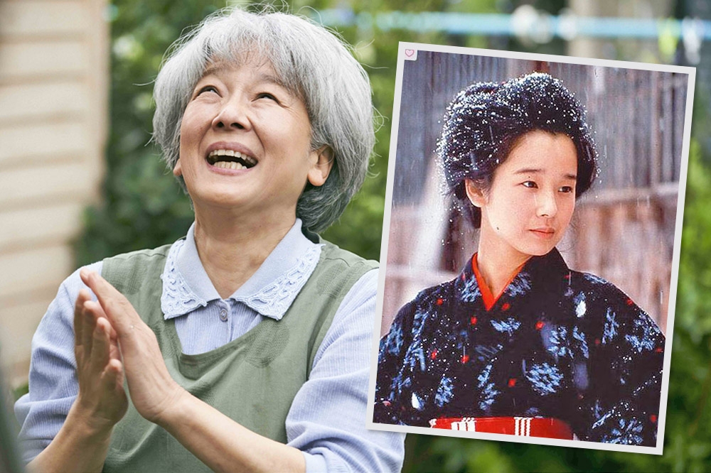 年輕時的田中裕子以《阿信》走紅全亞洲，如今65歲的她，依舊堅守演戲崗位。（左圖：天馬行空提供，右圖翻攝自《阿信》劇照）