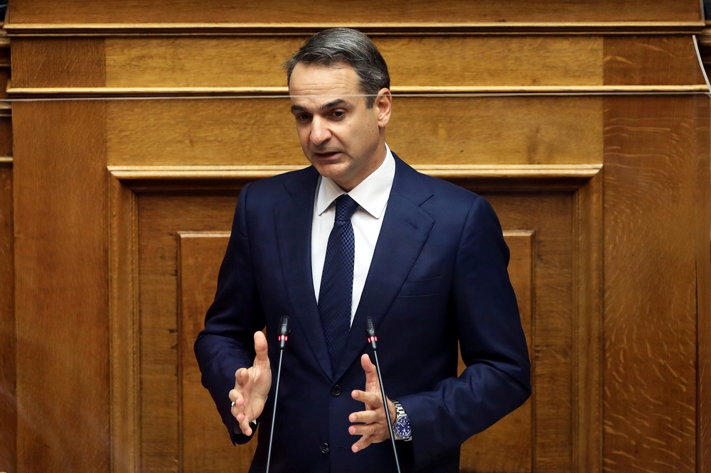 希臘總理米佐塔基斯（Kyriakos Mitsotakis）。（湯森路透）