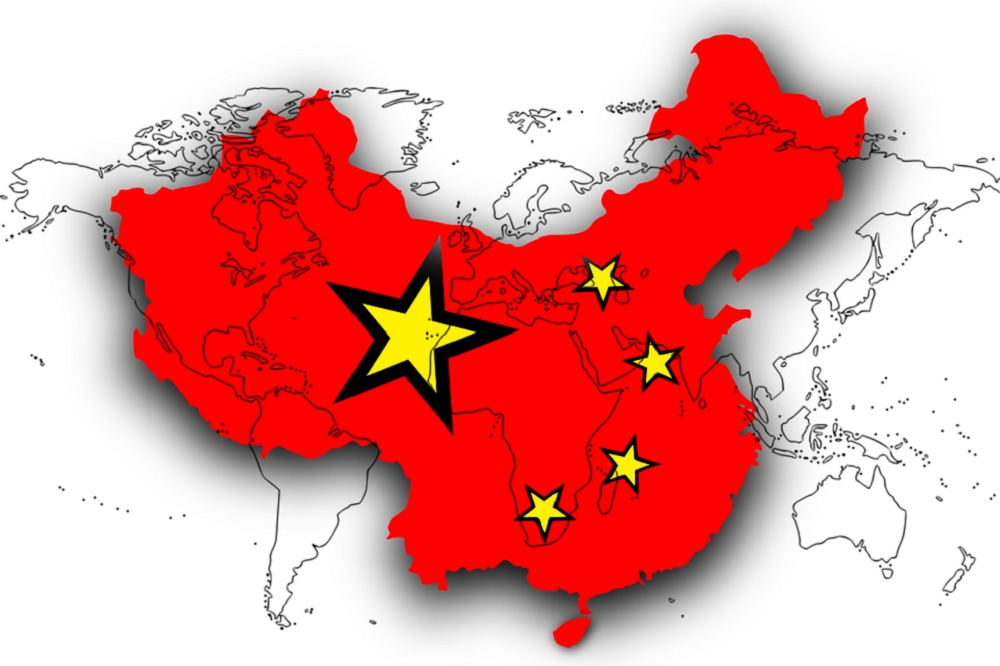 中國地圖。（pixabay）