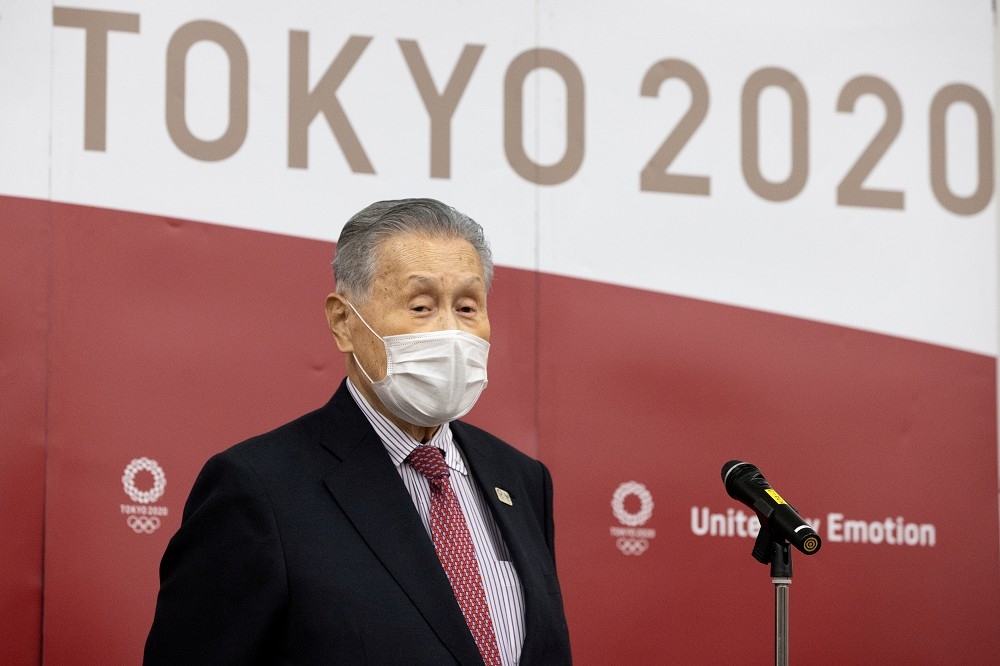 日本東京奧運委員會主席森喜朗。（湯森路透）