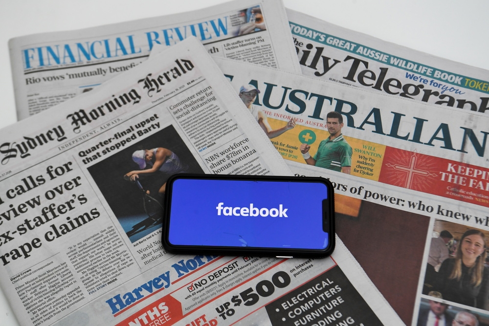 一度抗拒新法的臉書，逐步與多家澳洲媒體達成付費共識。（湯森路透）