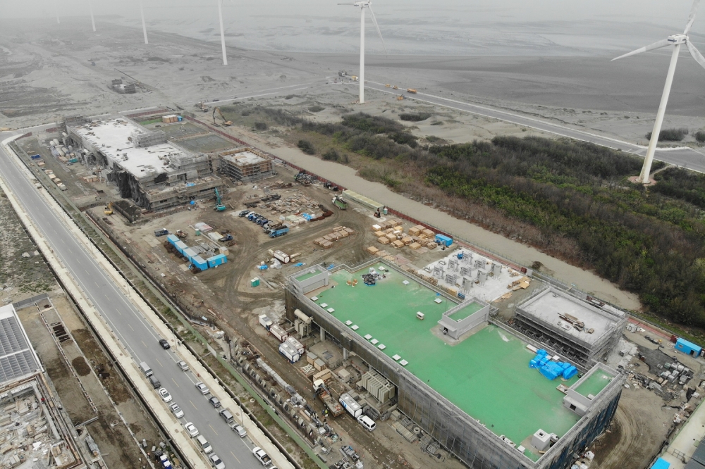大彰化東南及西南離岸風場第一階段陸域工程。（沃旭能源提供）