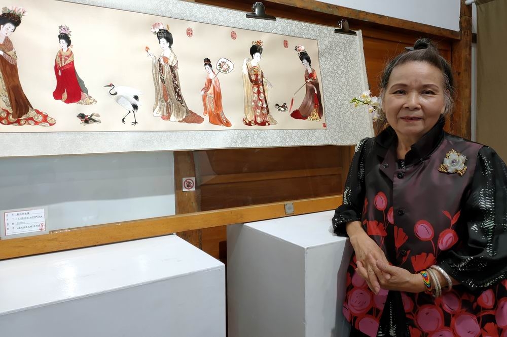 國際知名唐風珠寶藝術家張櫻覺，推出 《夢迴殿堂》2021年個展。（楊文琳攝）