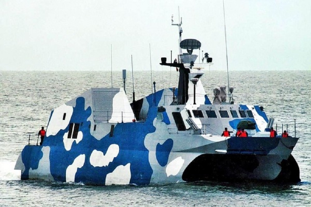 解放軍22型飛彈快艇。（擷取自網路）