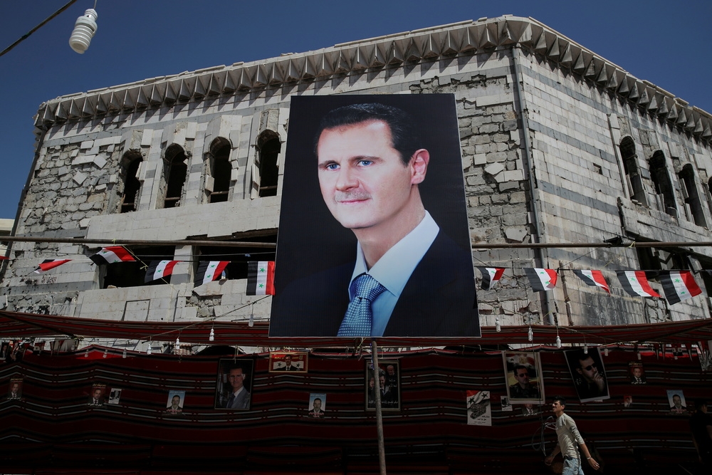 自2000年掌權至今、敘利亞強人總統阿塞德。（湯森路透）