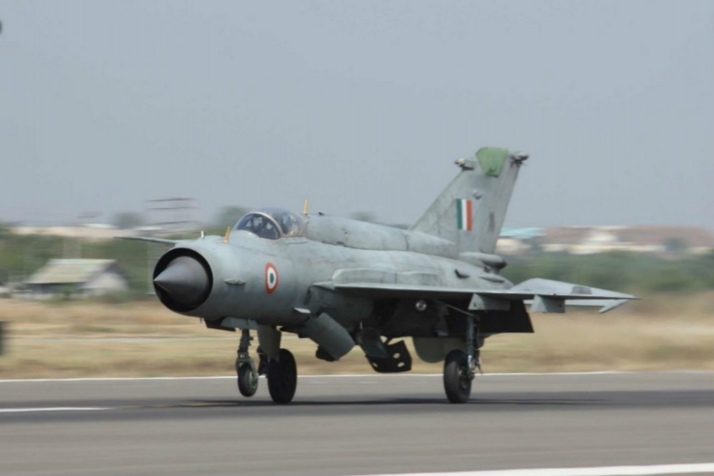 服役至今已58年，印度現役米格21戰機再傳死亡墜機事故。（圖片取自印度國防部）