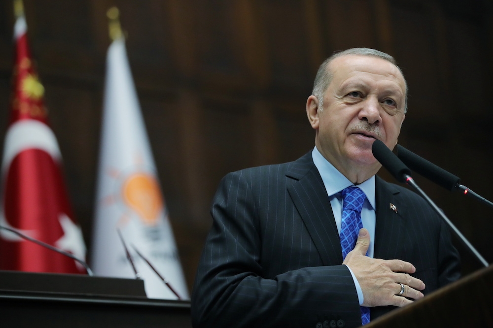 土耳其總統艾爾多安（湯森路透）。