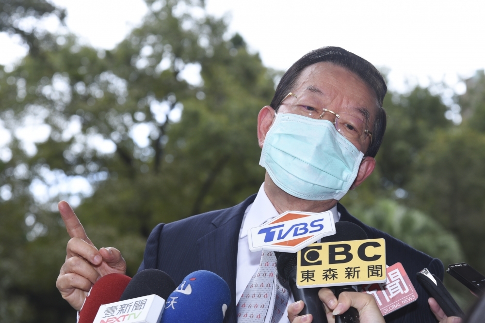 駐日代表謝長廷2日證實日本有意提供部分AZ疫苗給台灣。（資料照片／蔣銀珊攝）