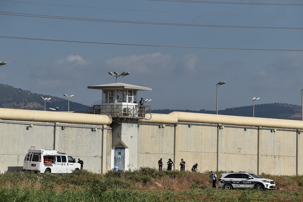 6名巴勒斯坦人6日從戒備森嚴的以色列吉爾波監獄（Gilboa prison）逃脫成功。（湯森路透）