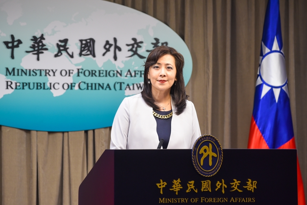 外交部言人歐江安表示，感謝美國國會對台灣國防及台海和平穩定的高度重視與支持。（資料照片／蔣銀珊攝）