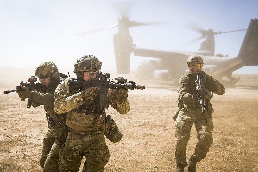台美於2018年展開每年特種作戰等軍事交流。圖為美軍特種部隊執行任務。（取自美國國防部）
