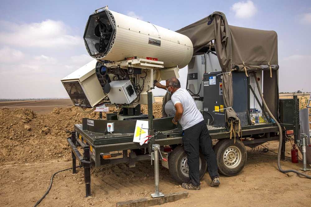 以色列正在研發雷射防空系統。（美聯社）