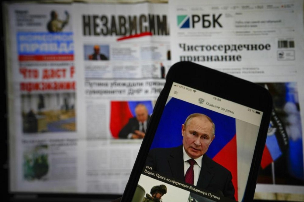 俄羅斯境內擁有新聞自由的時代已經告終，但俄羅斯獨立媒體的自由表達空間或許還沒。（美聯社）