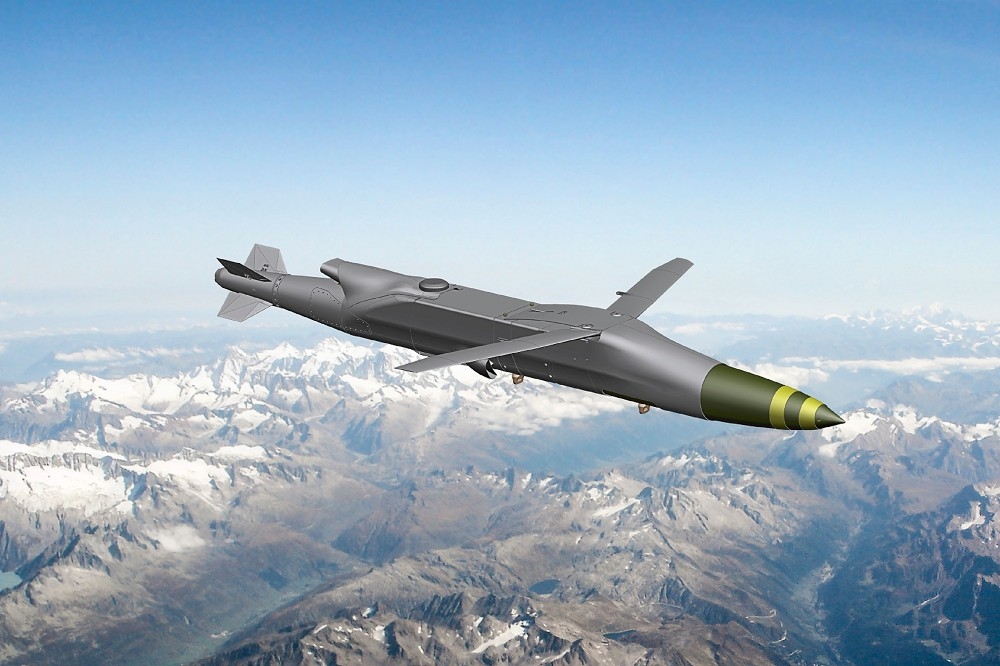 加裝套件的「動力版JDAM」導引炸彈概念圖，實際上已成為低成本巡弋飛彈。（取自波音公司）