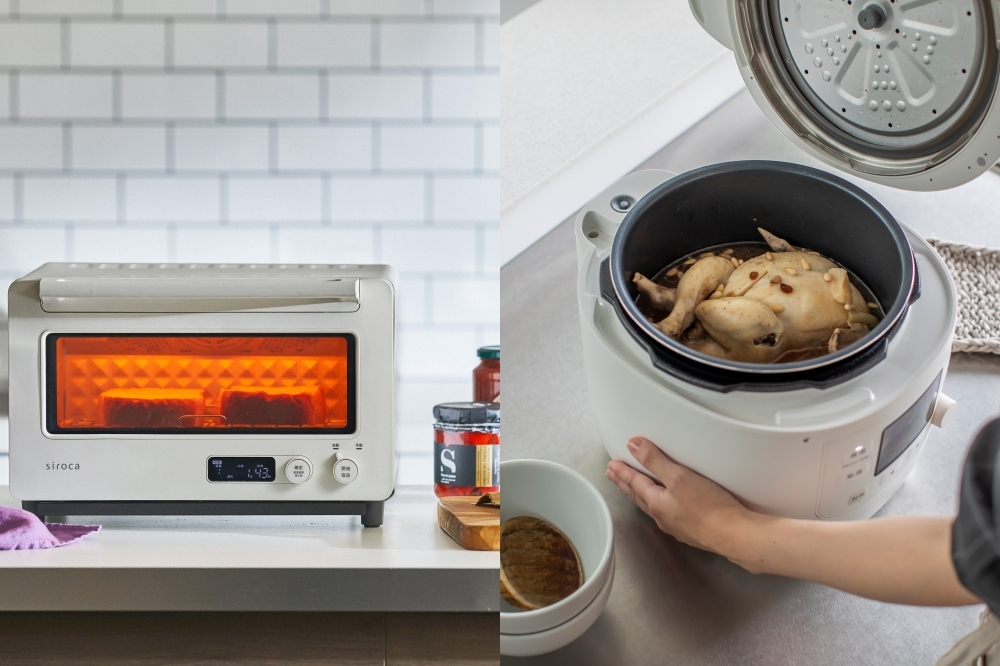 siroca 智能電子萬用壓力鍋、微電腦旋風溫控烤箱正式在台販售（siroca 提供）