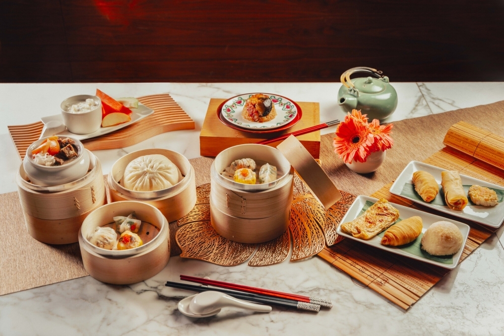 君悅酒店漂亮中餐廳全新推出週末限定「花樣年華・港式午茶」。（君悅酒店提供）