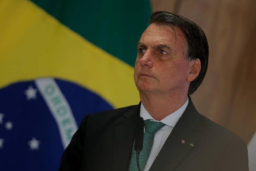 巴西前總統波索納洛涉及偽造新冠疫苗接種紀錄，再添一起司法爭議。（取自波索納洛X平台帳號）
