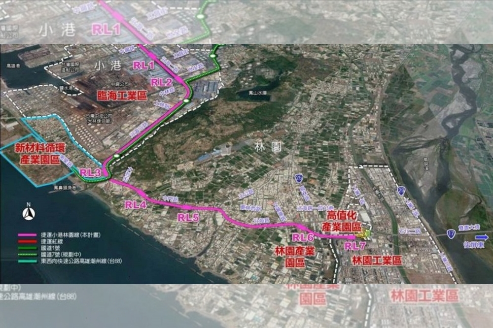 高捷小港林園線正式動土預計2030年完工通車。（捷運局提供）