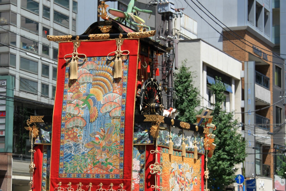 京都祇園祭的「山鉾」。（Photo credit: @Tony Lin, Flickr）