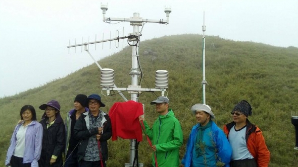 氣象局啟用的4座位氣象站皆位於海拔3000公尺以上偏的遠地區。（中央氣象局提供）