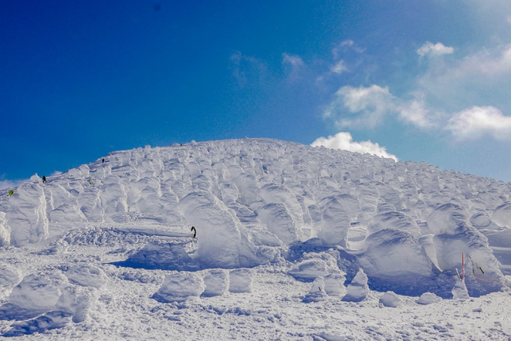 山形縣的雪景。（攝影：右上45度角女生）