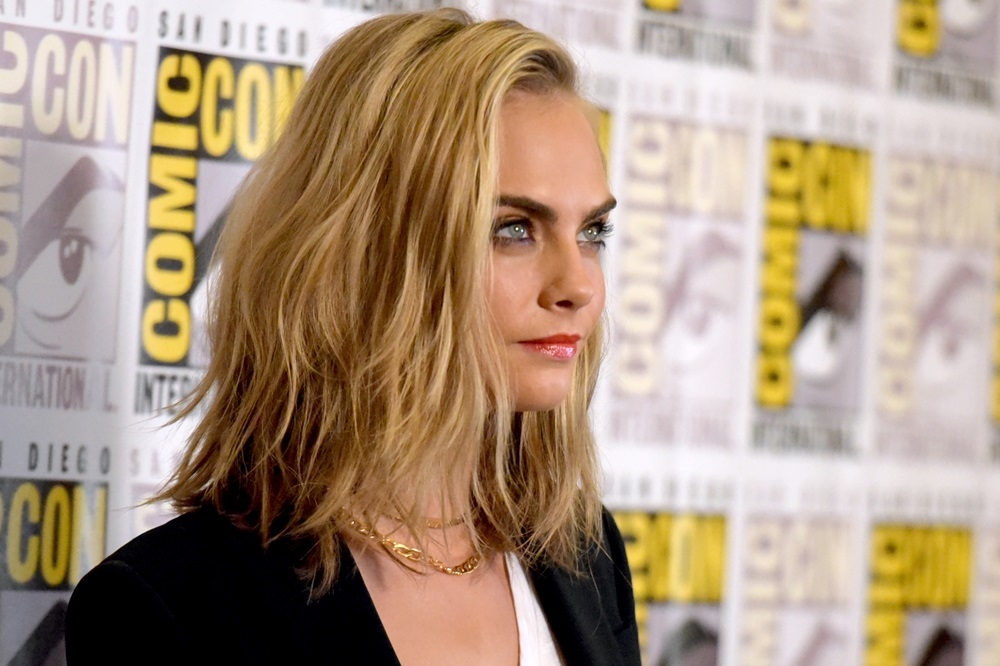 超模卡拉・迪樂芬妮（Cara Delevingne）的全新造型。（AP）