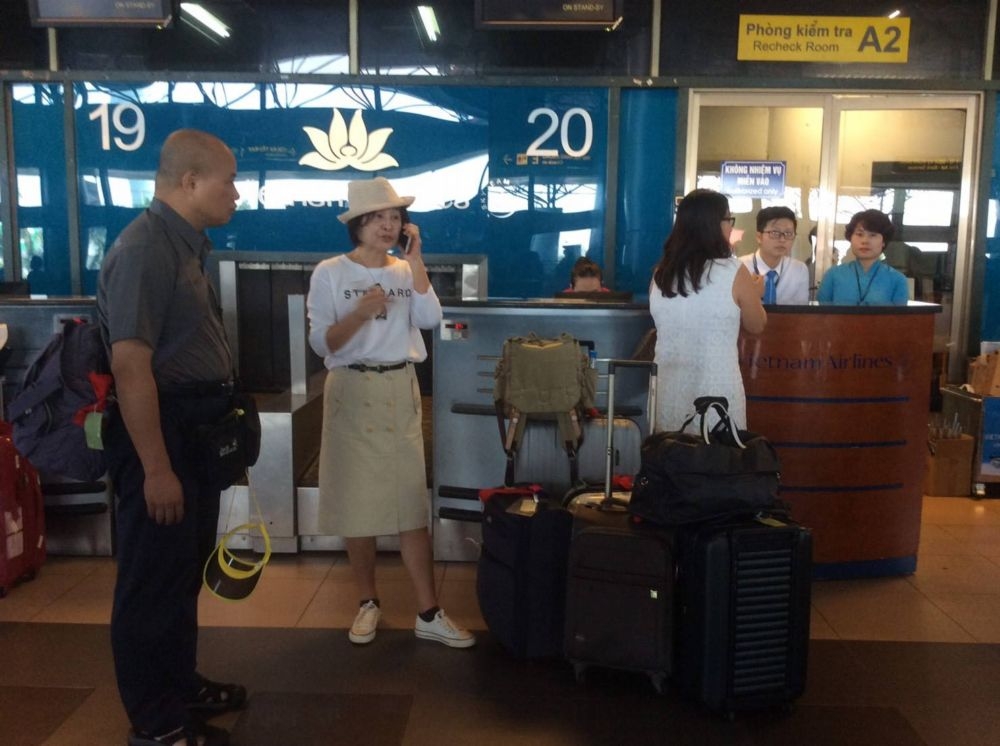 綠委蘇治芬赴越南，竟被扣留在機場。（翻攝自蘇治芬臉書）