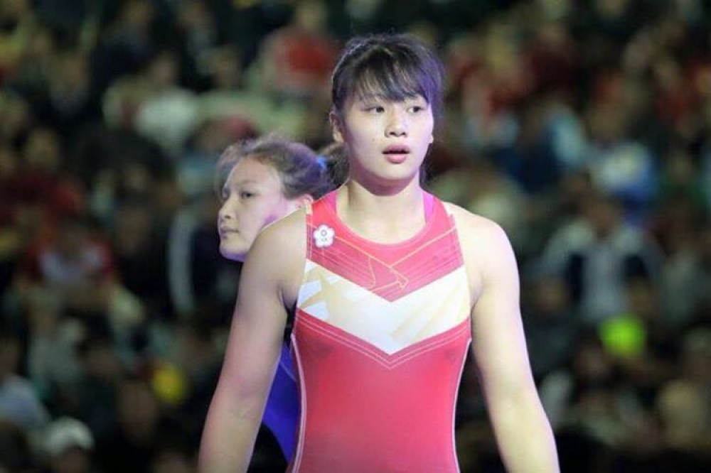目前才21歲陳玟陵，成為台灣史上第1名女子奧運角力國手。（翻攝自陳玟陵臉書）