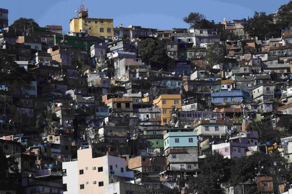 巴西里約熱內盧的Rocinha貧民區。   （湯森路透）