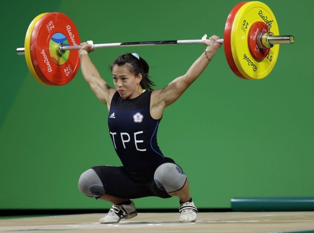 里約奧運中華隊再傳好消息，舉重女將郭婞淳奪下人生首面奧運銅牌。（美聯社）