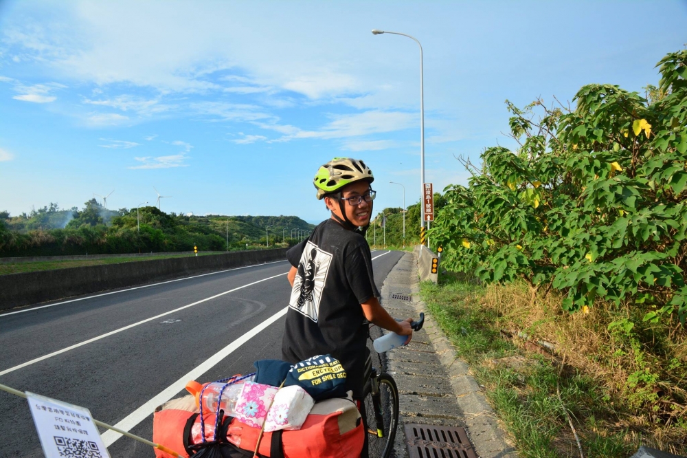 5個14歲的國中孩子5日從台南東山北上，挑戰7天超過300公里的單車之旅。（翻攝自台灣冒險學習發展協會臉書）